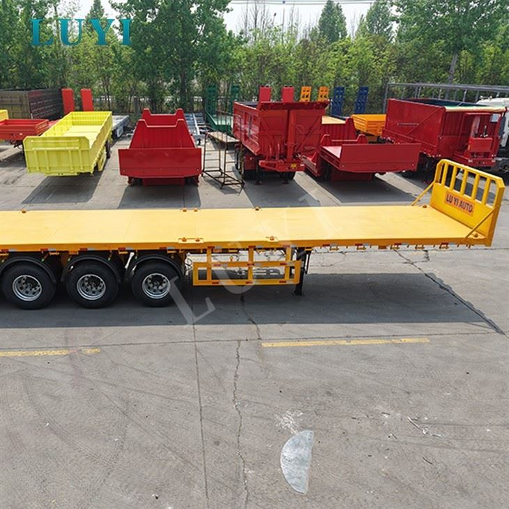 Sturdy 4 Axle 80 Ton Semi Flatbed Trailer suppliers Sturdy 4 Axle 80 Ton Semi Flatbed Trailer suppliers