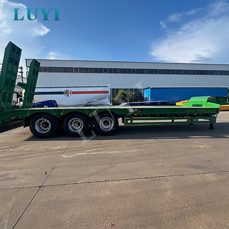 13m 3‑Axle Low Bed Semi‑Trailer For Heavy Machinery Transport suppliers 13m 3‑Axle Low Bed Semi‑Trailer For Heavy Machinery Transport suppliers