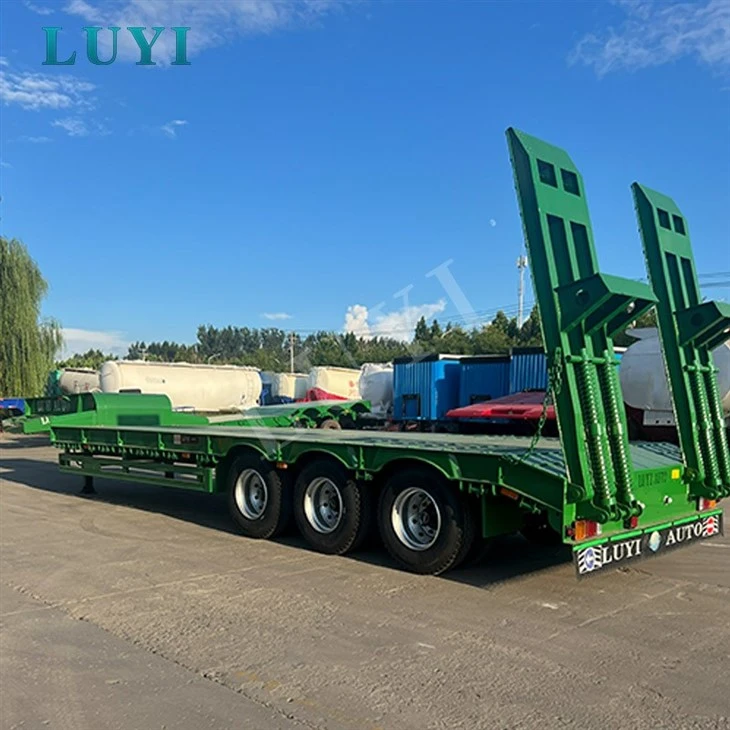 13m 3‑Axle Low Bed Semi‑Trailer For Heavy Machinery Transport best 13m 3‑Axle Low Bed Semi‑Trailer For Heavy Machinery Transport best