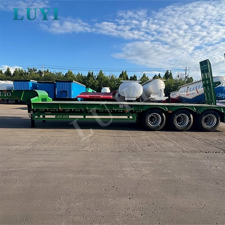 13m 3‑Axle Low Bed Semi‑Trailer For Heavy Machinery Transport best 13m 3‑Axle Low Bed Semi‑Trailer For Heavy Machinery Transport best