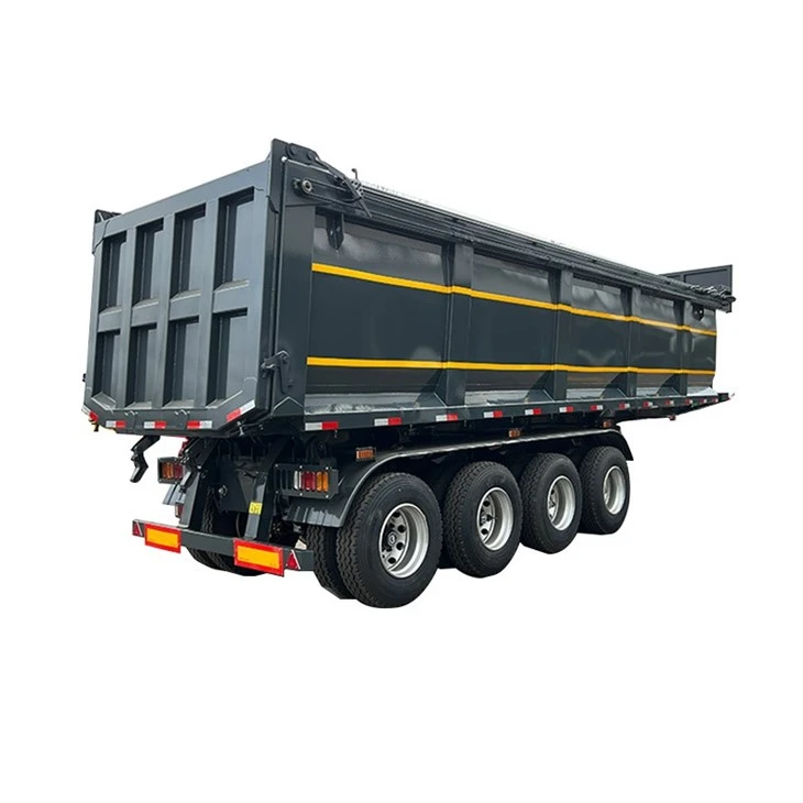 4 Axle Dump Semi Trailer Built For Harsh Working Conditions price 4 Axle Dump Semi Trailer Built For Harsh Working Conditions price