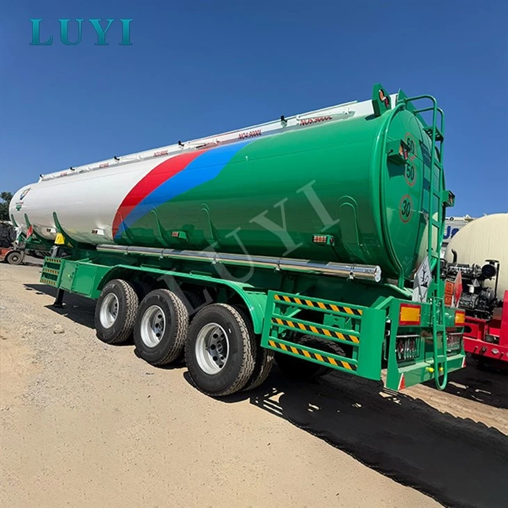 3 Axle 5 Compartment 45000L Fuel Tank Semi Trailer For Liquid Transport factory 3 Axle 5 Compartment 45000L Fuel Tank Semi Trailer For Liquid Transport factory