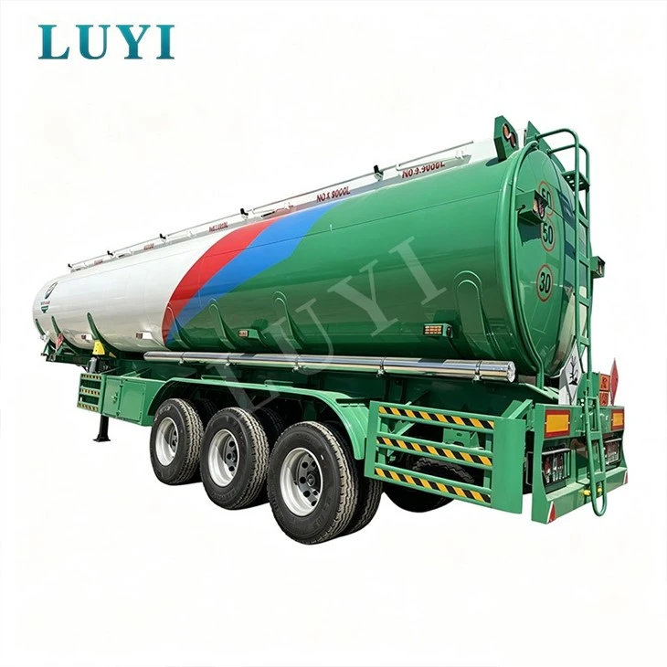 3 Axle 5 Compartment 45000L Fuel Tank Semi Trailer For Liquid Transport best 3 Axle 5 Compartment 45000L Fuel Tank Semi Trailer For Liquid Transport best