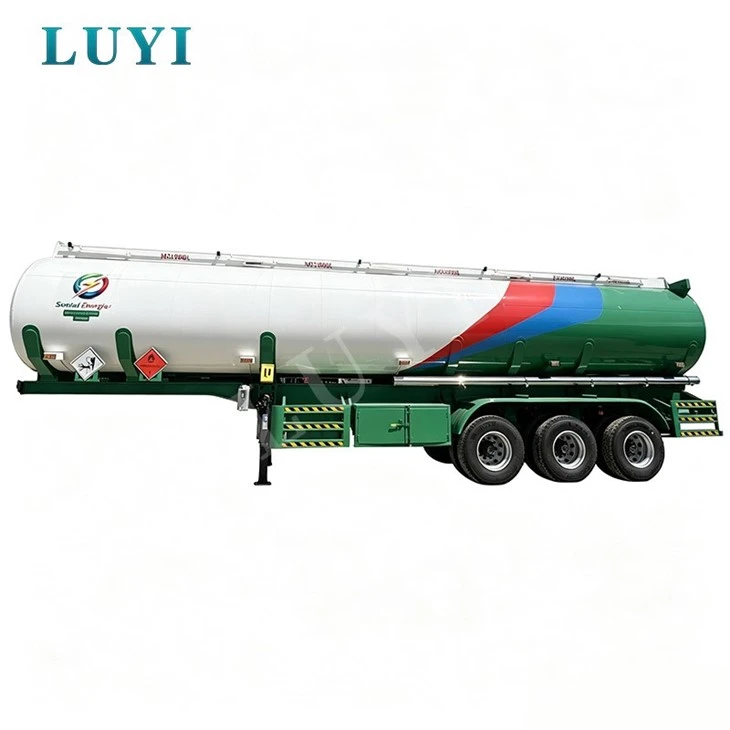 3 Axle 5 Compartment 45000L Fuel Tank Semi Trailer For Liquid Transport high quality 3 Axle 5 Compartment 45000L Fuel Tank Semi Trailer For Liquid Transport high quality