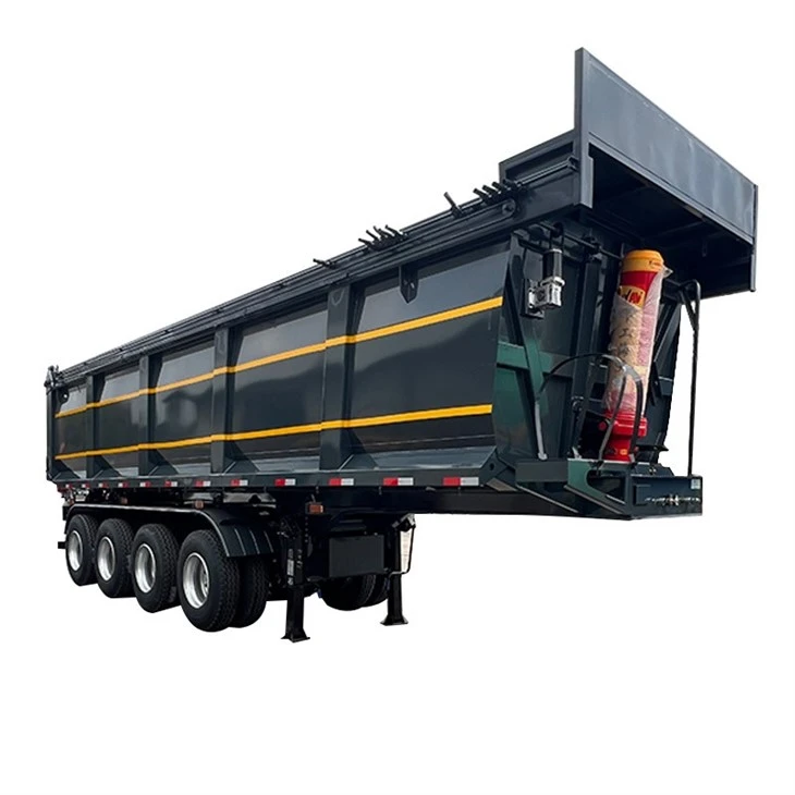 4 Axle Dump Semi Trailer Built For Harsh Working Conditions best 4 Axle Dump Semi Trailer Built For Harsh Working Conditions best
