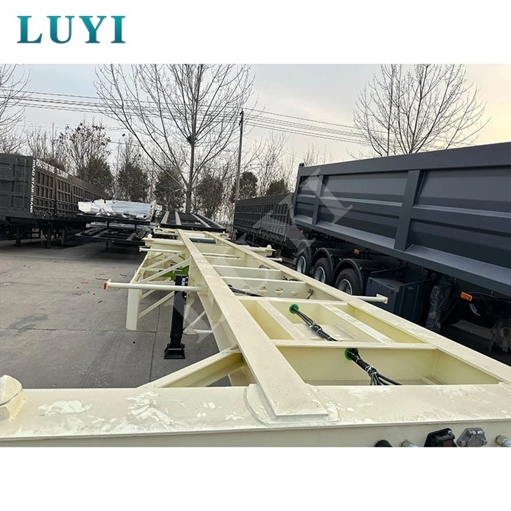 53ft 53 Feet Gooseneck Skeleton Truck factory 53ft 53 Feet Gooseneck Skeleton Truck factory