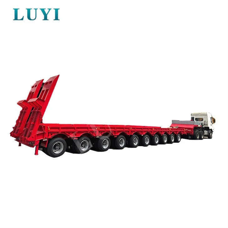 Custom 10 Axle Low Bed Semi Trailer
