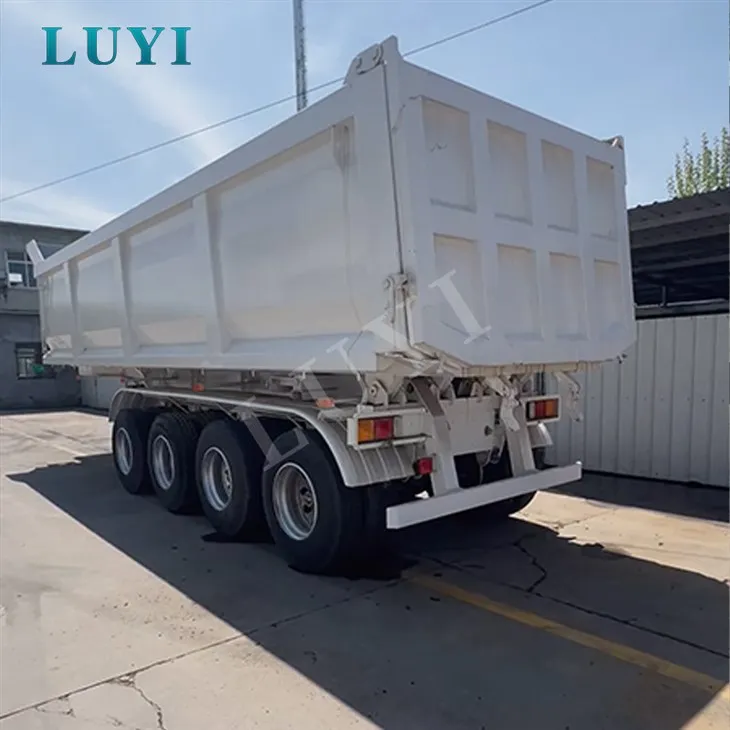 Four Axle Hydraulic Dump Trailer