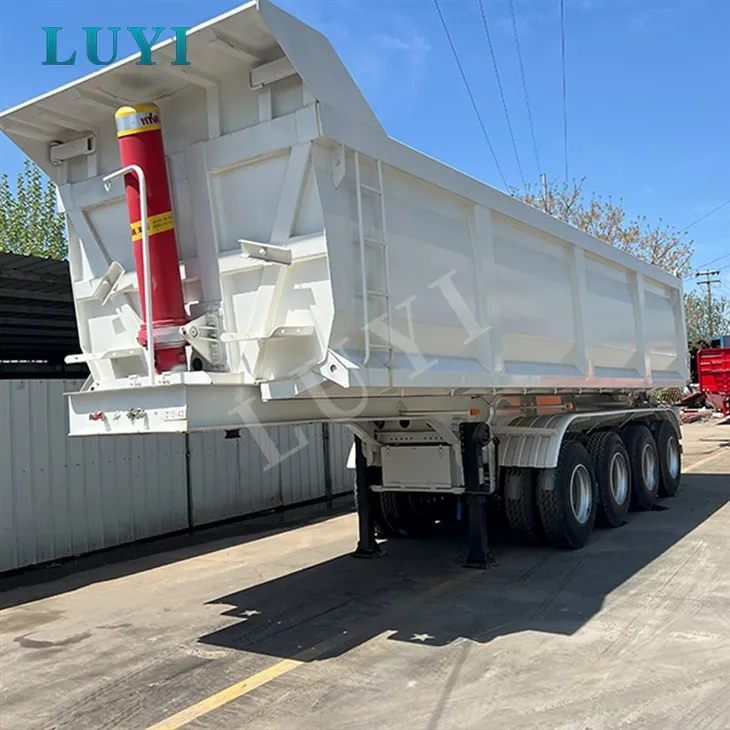 Four Axle Mining Dump Semi Trailer