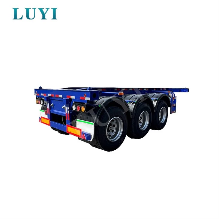 Heavy Duty 3 Axle 40ft Flatbed Container Trailer