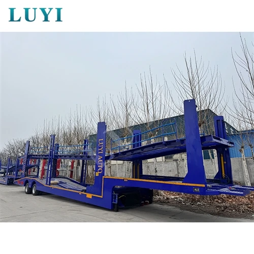 Low Chassis Car Carrier Trailer Adaptability for Small New Energy Vehicles