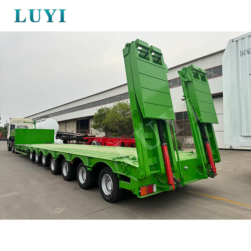 LUYI 7-axle 60-80 Ton Low-bed Semi-trailer