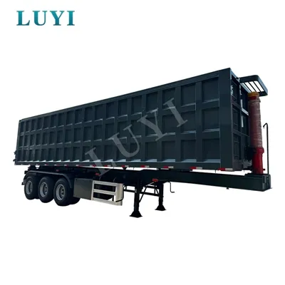 LUYI 3-Axle Dump Semi-Trailers Delivered to Mozambique, Empowering Local Infr...