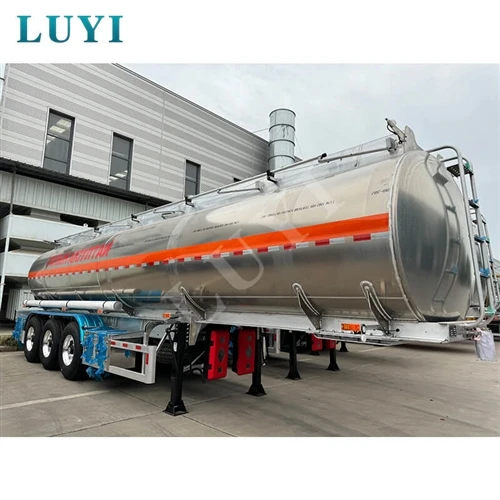 LUYI AUTO 3-Axle Aluminum Oil Tankers Shipped To Yemen For Energy Supply